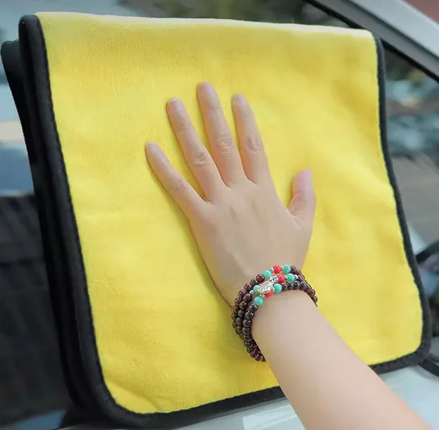 Microfiber Car Drying Towel Super Absorbent - Microvezel autowasdoeken, verdikt, dubbelzijdig, super absorberend,