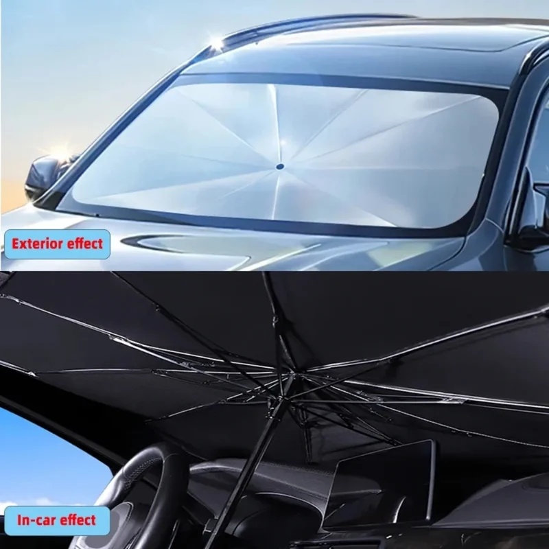 Car Sunshade Windshield Umbrella Foldable - Autozonnescherm, opvouwbaar, zonnescherm voor de autoruit,