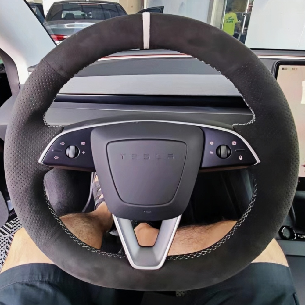 Car Steering Wheel Cover Anti Slip Breathable - Aangepaste auto stuurhoes antislip en zacht