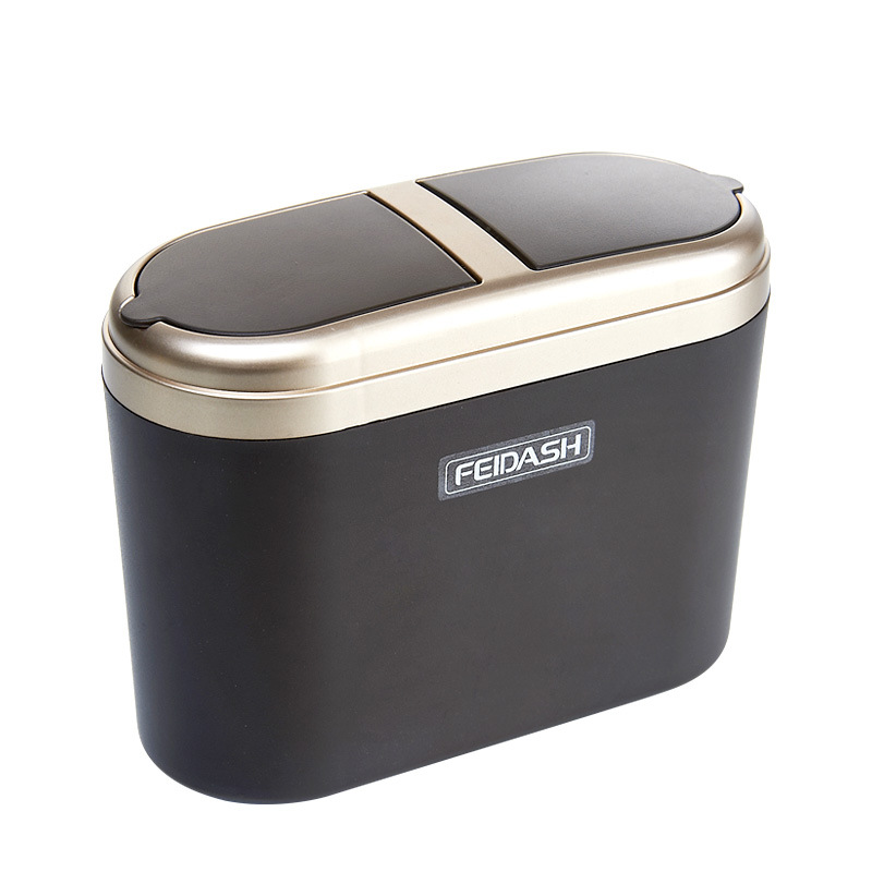 Waterproof Car Trash Can With Lid - Draagbare Plastic Auto Opbergdoos Auto Prullenbak