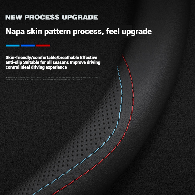 Leer Ademend Auto Stuurhoes An - Car Steering Wheel Cover Anti Slip Breathable recensie en prijs