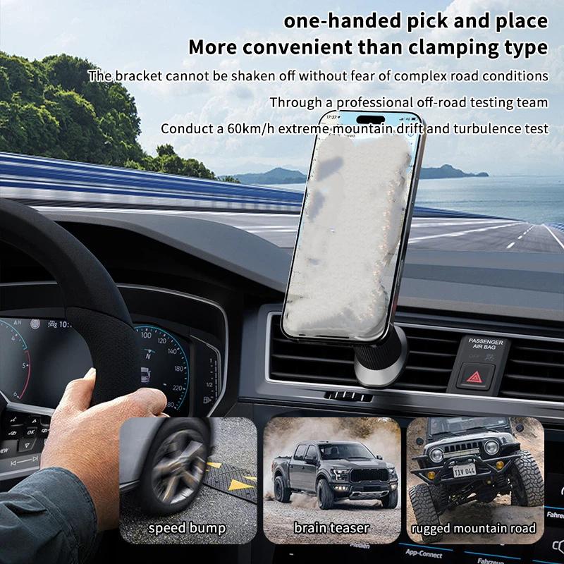 Nieuwe 1 stuks koolstofvezel m - Magnetic Phone Holder For Car Vent recensie en prijs