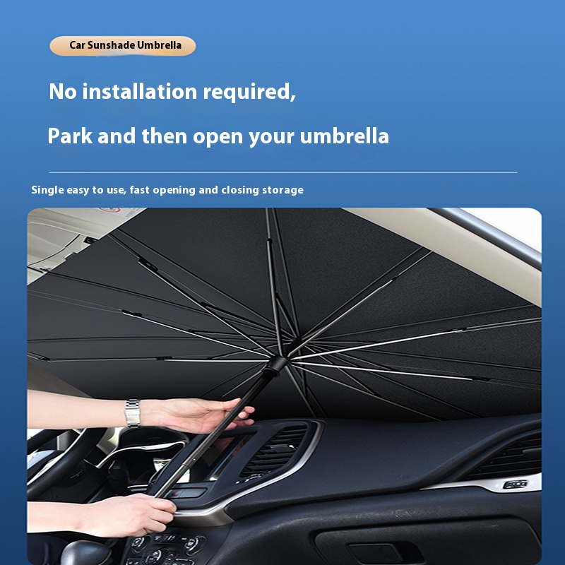 Voor ROX 01 Polestones 01 Auto - Car Sunshade Windshield Umbrella Foldable recensie en prijs