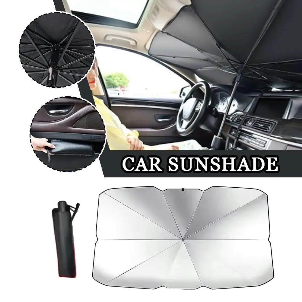 Multifunctionele, handige opvo - Car Sunshade Windshield Umbrella Foldable recensie en prijs