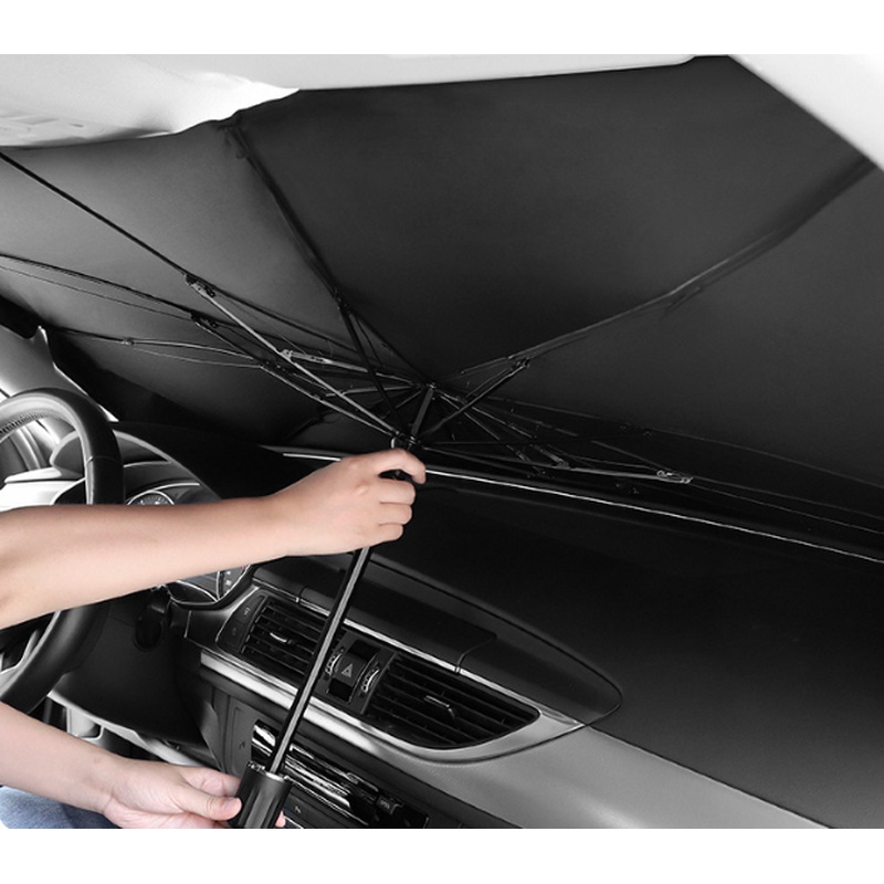 Autozonnescherm, opvouwbaar, z - Car Sunshade Windshield Umbrella Foldable recensie en prijs