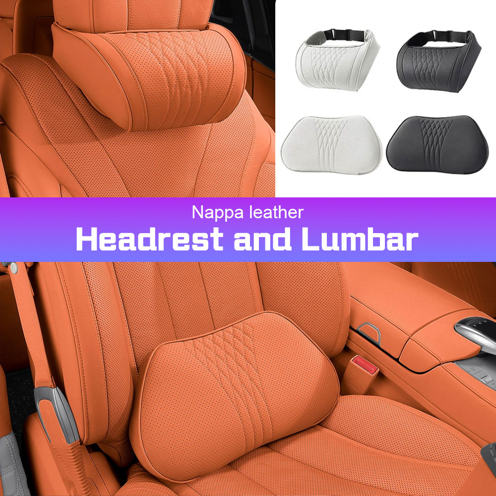 Nekkussen van traagschuim voor - Memory Foam Car Neck Pillow Lumbar Support recensie en prijs