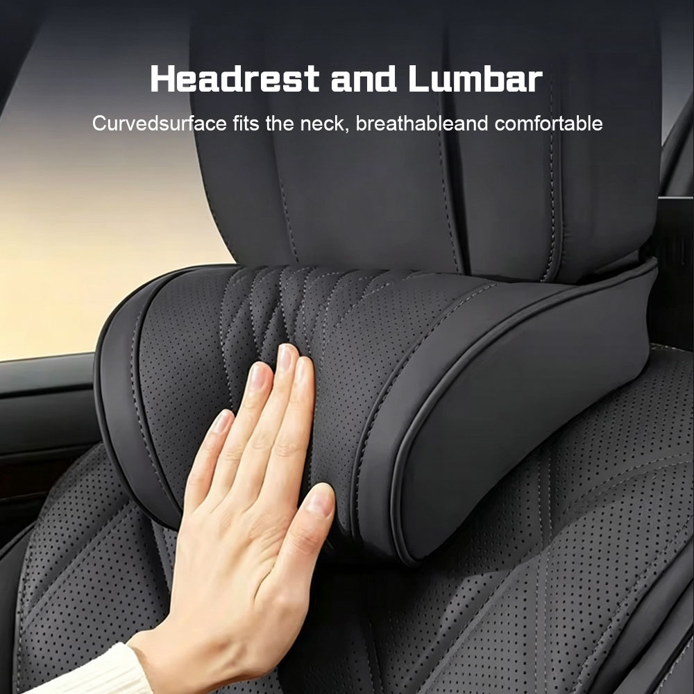 Nekkussen van traagschuim voor - Memory Foam Car Neck Pillow Lumbar Support recensie en prijs