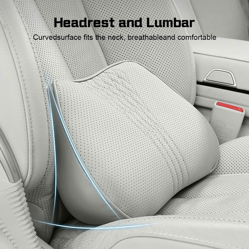 Nekkussen van traagschuim voor - Memory Foam Car Neck Pillow Lumbar Support recensie en prijs
