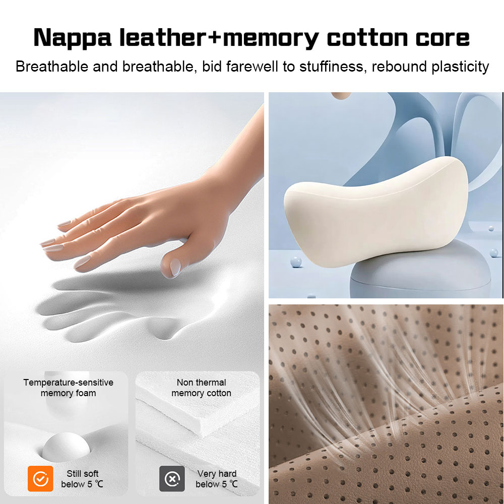 Nekkussen van traagschuim voor - Memory Foam Car Neck Pillow Lumbar Support recensie en prijs