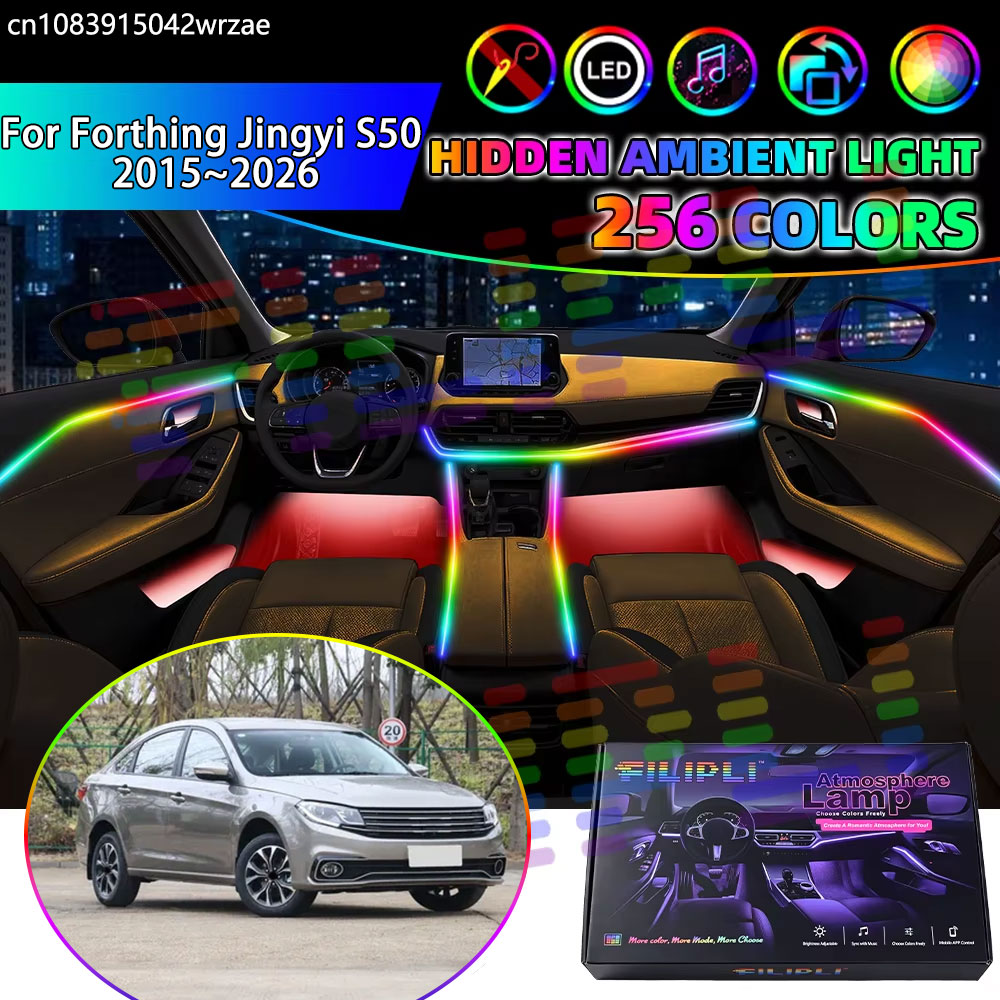 Voor Forthing Jingyi S50 2015~ - Led Ambient Interior Car Lights App Control recensie en prijs