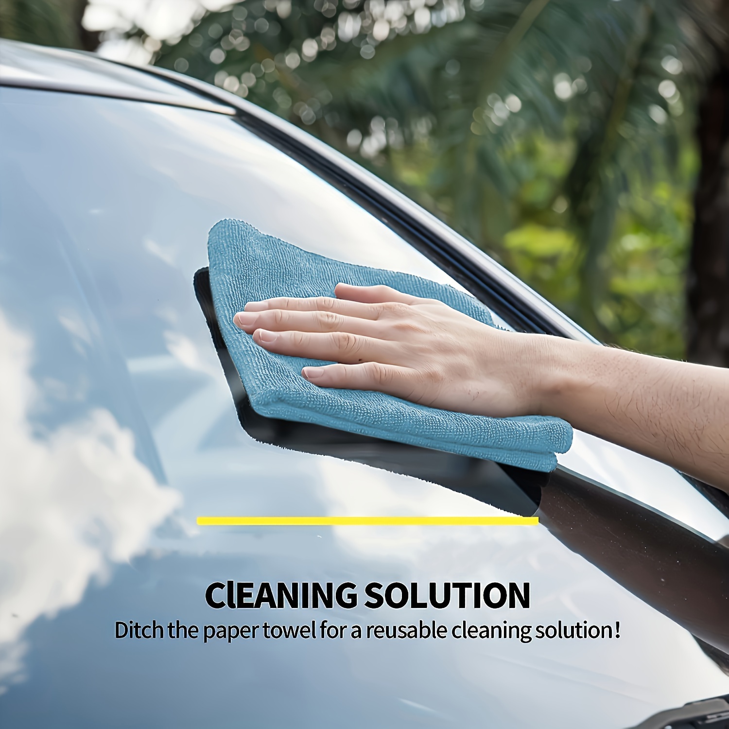 1-50 stuks lichtblauwe microve - Microfiber Car Drying Towel Super Absorbent recensie en prijs