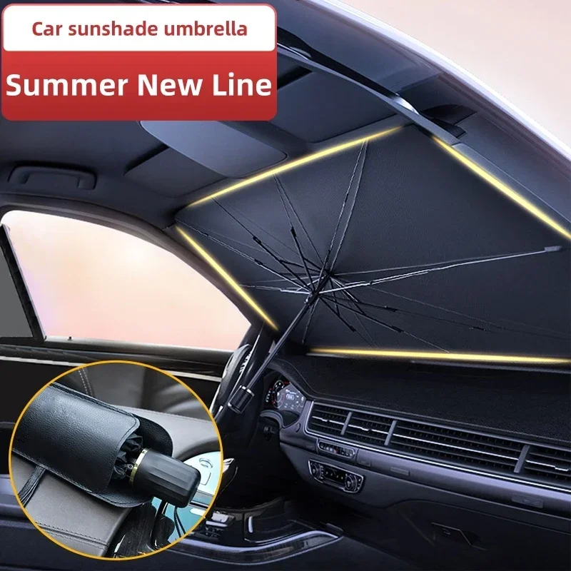 Autozonnescherm, opvouwbare pa - Car Sunshade Windshield Umbrella Foldable recensie en prijs