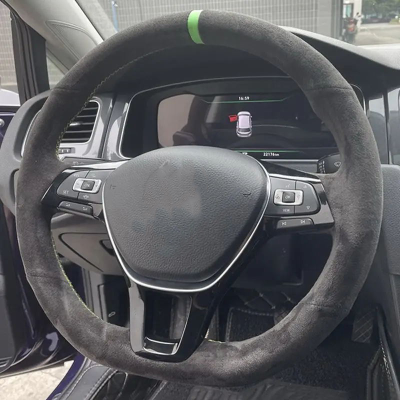 Aangepaste Auto Stuurhoes Anti - Car Steering Wheel Cover Anti Slip Breathable recensie en prijs