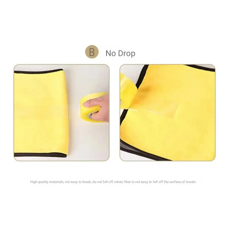 1/2/3 Stuks Dubbele Kanten Aut - Microfiber Car Drying Towel Super Absorbent recensie en prijs